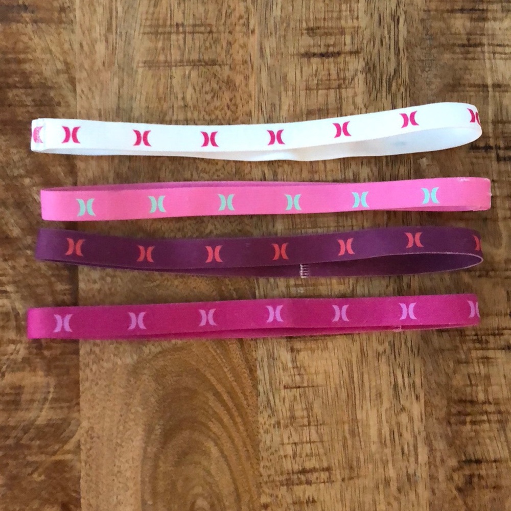 Set of 4 Hurley Headbands